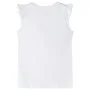 Camiseta infantil de manga volante crudo 140 de , Camisetas para niños - Ref: Foro24-11323, Precio: 8,19 €, Descuento: %