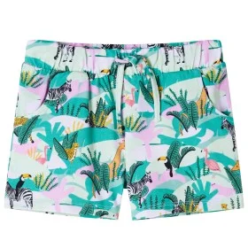 Pantalones cortos infantiles con cordón menta claro 116 de , Pantalones de niños - Ref: Foro24-10861, Precio: 9,85 €, Descuen...