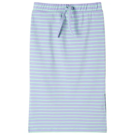 Falda recta infantil con rayas menta brillante 140 de , Pantalones de niños - Ref: Foro24-10918, Precio: 10,44 €, Descuento: %