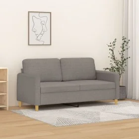 Sofá de 2 plazas de tela gris taupé 140 cm de , Sofás - Ref: Foro24-359485, Precio: 223,38 €, Descuento: %