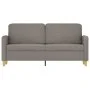 Sofá de 2 plazas de tela gris taupé 140 cm de , Sofás - Ref: Foro24-359485, Precio: 223,38 €, Descuento: %