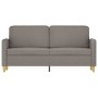 Sofá de 2 plazas de tela gris taupé 140 cm de , Sofás - Ref: Foro24-359485, Precio: 226,96 €, Descuento: %