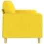 Sofá de 3 plazas de tela amarillo claro 180 cm de , Sofás - Ref: Foro24-359491, Precio: 270,11 €, Descuento: %
