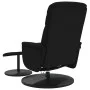 Sillón reclinable de masaje con reposapiés terciopelo negro de , Sillones - Ref: Foro24-356702, Precio: 189,84 €, Descuento: %