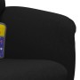 Sillón reclinable de masaje con reposapiés terciopelo negro de , Sillones - Ref: Foro24-356702, Precio: 192,58 €, Descuento: %