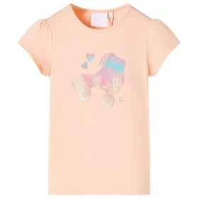 Camiseta infantil naranja claro 128 de , Camisetas para niños - Ref: Foro24-10587, Precio: 8,24 €, Descuento: %