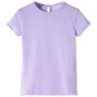 Camiseta infantil color lila 128 de , Camisetas para niños - Ref: Foro24-10877, Precio: 8,24 €, Descuento: %