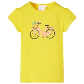 Camiseta infantil amarillo 104 de , Camisetas para niños - Ref: Foro24-11065, Precio: 8,52 €, Descuento: %