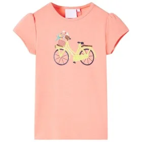Camiseta infantil color coral neón 116 de , Camisetas para niños - Ref: Foro24-11071, Precio: 8,52 €, Descuento: %