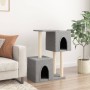Rascador para gatos con postes de sisal gris claro 86 cm de , Mobiliario para gatos - Ref: Foro24-172101, Precio: 34,33 €, De...