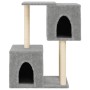 Rascador para gatos con postes de sisal gris claro 86 cm de , Mobiliario para gatos - Ref: Foro24-172101, Precio: 34,33 €, De...