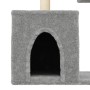 Rascador para gatos con postes de sisal gris claro 86 cm de , Mobiliario para gatos - Ref: Foro24-172101, Precio: 34,33 €, De...
