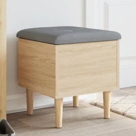 Bank mit Stauraum aus Sonoma-Eiche, 42 x 42 x 46 cm von , Bänke für Hallen und Lager - Ref: Foro24-835063, Preis: 56,48 €, Ra...