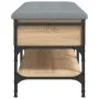 Engineered wood shoe bench in Sonoma oak, 82x42x45 cm. by , Benches for halls and storage - Ref: Foro24-835193, Price: 75,46 ...