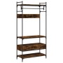 Armario cajones madera ingeniería roble ahumado 89x39x184,5 cm de , Armarios roperos - Ref: Foro24-838955, Precio: 129,59 €, ...