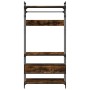Armario cajones madera ingeniería roble ahumado 89x39x184,5 cm de , Armarios roperos - Ref: Foro24-838955, Precio: 129,59 €, ...