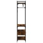 Armario cajones madera ingeniería roble ahumado 89x39x184,5 cm de , Armarios roperos - Ref: Foro24-838955, Precio: 129,59 €, ...