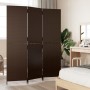 Biombo de 3 paneles ratán sintético marrón de , Divisores de ambientes - Ref: Foro24-365341, Precio: 135,65 €, Descuento: %