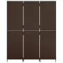 Biombo de 3 paneles ratán sintético marrón de , Divisores de ambientes - Ref: Foro24-365341, Precio: 135,65 €, Descuento: %