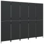 Biombo de 5 paneles ratán sintético negro de , Divisores de ambientes - Ref: Foro24-365348, Precio: 186,01 €, Descuento: %