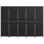 Biombo de 5 paneles ratán sintético negro de , Divisores de ambientes - Ref: Foro24-365348, Precio: 186,01 €, Descuento: %