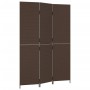 Biombo de 3 paneles ratán sintético marrón de , Divisores de ambientes - Ref: Foro24-365357, Precio: 136,33 €, Descuento: %