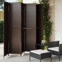 Biombo de 6 paneles ratán sintético marrón de , Divisores de ambientes - Ref: Foro24-365369, Precio: 257,72 €, Descuento: %