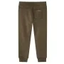 Pantalón de chándal infantil caqui mélange 140 de , Pantalones de niños - Ref: Foro24-12748, Precio: 10,64 €, Descuento: %