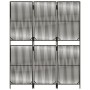 Biombo de 3 paneles ratán sintético gris de , Divisores de ambientes - Ref: Foro24-365374, Precio: 102,20 €, Descuento: %