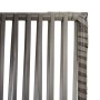 Biombo de 3 paneles ratán sintético gris de , Divisores de ambientes - Ref: Foro24-365374, Precio: 102,20 €, Descuento: %