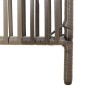 Biombo de 3 paneles ratán sintético gris de , Divisores de ambientes - Ref: Foro24-365374, Precio: 102,20 €, Descuento: %