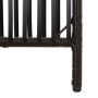 Biombo de 4 paneles ratán sintético negro de , Divisores de ambientes - Ref: Foro24-365376, Precio: 124,48 €, Descuento: %