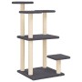 Postes rascadores para gatos con plataformas gris oscuro 98,5cm de , Mobiliario para gatos - Ref: Foro24-172108, Precio: 49,3...
