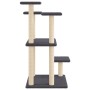 Postes rascadores para gatos con plataformas gris oscuro 98,5cm de , Mobiliario para gatos - Ref: Foro24-172108, Precio: 49,3...