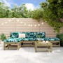 Juego de muebles de jardín 6 pzas madera de pino impregnada de , Conjuntos de jardín - Ref: Foro24-3186542, Precio: 306,02 €,...