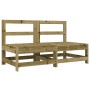Juego de muebles de jardín 6 pzas madera de pino impregnada de , Conjuntos de jardín - Ref: Foro24-3186542, Precio: 306,02 €,...