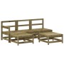 Juego de sofás de jardín 5 piezas madera de pino impregnada de , Conjuntos de jardín - Ref: Foro24-3186549, Precio: 252,58 €,...