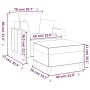 Roter Samtsessel mit Hocker 60 cm von , Sofas - Ref: Foro24-3201101, Preis: 155,85 €, Rabatt: %