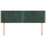 Cabeceros 2 unidades terciopelo verde oscuro 72x5x78/88 cm de , Cabeceros y pies de cama - Ref: Foro24-345941, Precio: 44,83 ...