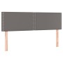 Cabeceros 2 unidades cuero sintético gris 72x5x78/88 cm de , Cabeceros y pies de cama - Ref: Foro24-345936, Precio: 39,86 €, ...