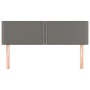 Cabeceros 2 unidades cuero sintético gris 72x5x78/88 cm de , Cabeceros y pies de cama - Ref: Foro24-345936, Precio: 39,86 €, ...