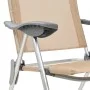 Sillas de camping plegables 2 unidades aluminio crema de vidaXL, Mobiliario de camping - Ref: Foro24-44306, Precio: 126,75 €,...