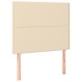 Cabeceros 2 unidades de tela color crema 80x5x78/88 cm de , Cabeceros y pies de cama - Ref: Foro24-3116171, Precio: 60,19 €, ...