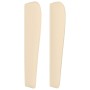 Cabecero con orejas de tela color crema 83x23x118/128 cm de , Cabeceros y pies de cama - Ref: Foro24-3117795, Precio: 75,58 €...