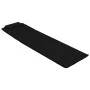 Folding beach mat 2 units steel and black fabric by vidaXL, Loungers - Ref: Foro24-44328, Price: 43,61 €, Discount: %