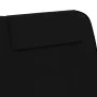 Folding beach mat 2 units steel and black fabric by vidaXL, Loungers - Ref: Foro24-44328, Price: 43,61 €, Discount: %
