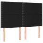 Cama box spring con colchón tela negro 140x200 cm de , Camas y somieres - Ref: Foro24-3131355, Precio: 507,33 €, Descuento: %