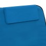 Esteras de playa plegables 2 unidades acero y tela azul de vidaXL, Tumbonas - Ref: Foro24-44327, Precio: 44,59 €, Descuento: %