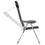 Sillas de camping plegables de aluminio 4 unidades negro de vidaXL, Mobiliario de camping - Ref: Foro24-44308, Precio: 234,82...