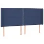 Box spring bed mattress and LED lights blue fabric 160x200 cm by , Beds and slatted bases - Ref: Foro24-3138251, Price: 529,3...